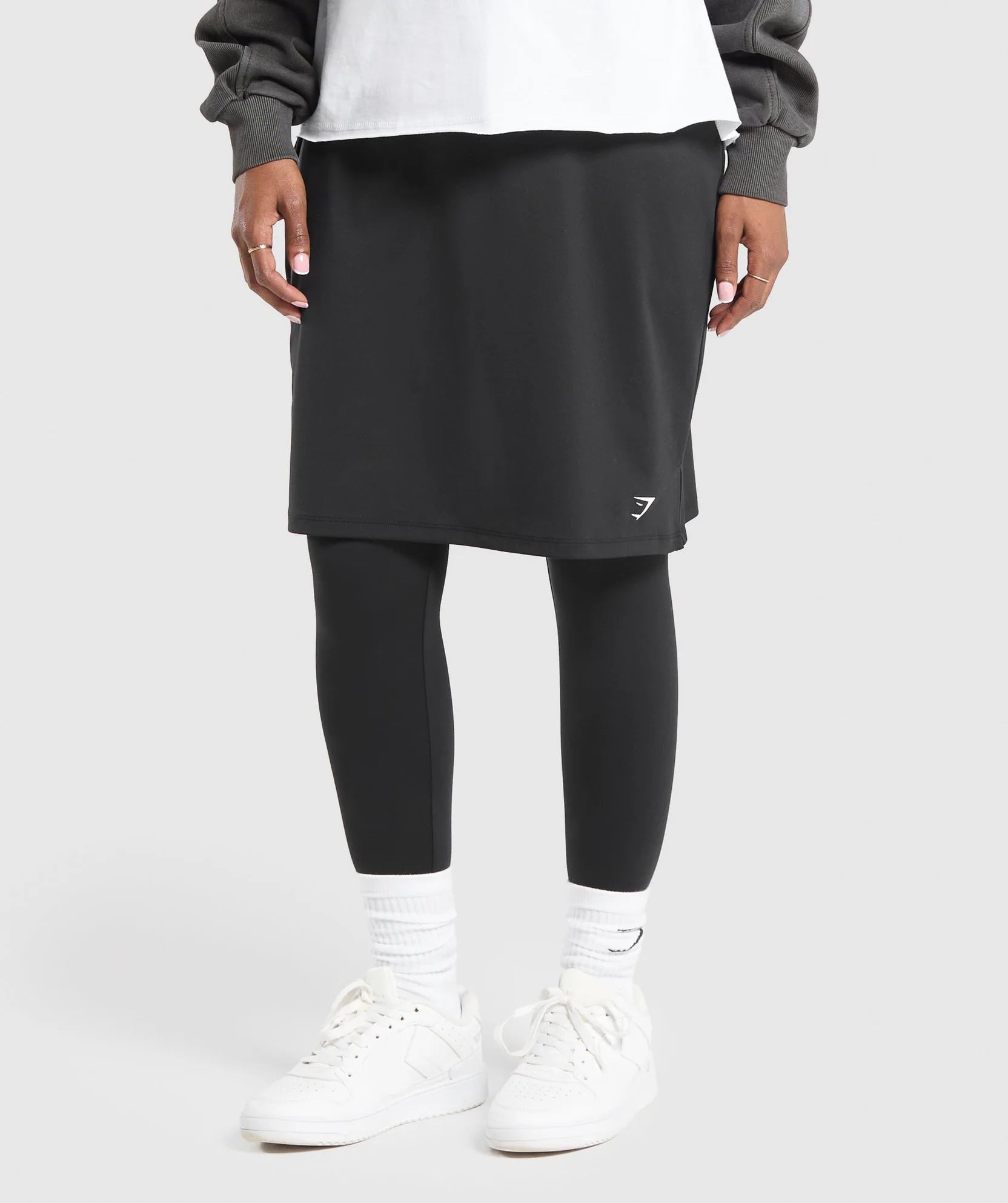 GYMSHARK 2 IN 1 HIGH WAISTED SKIRT LEGGINGS - Azula sportswear