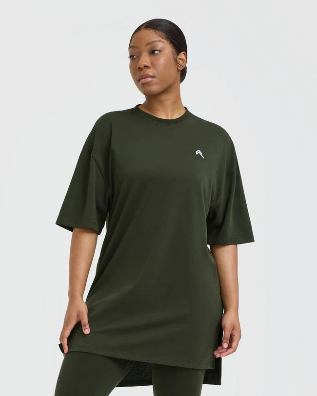 ONER ACTIVE CLASSIC OVERSIZED LONGLINE T-SHIRT - Azula sportswear
