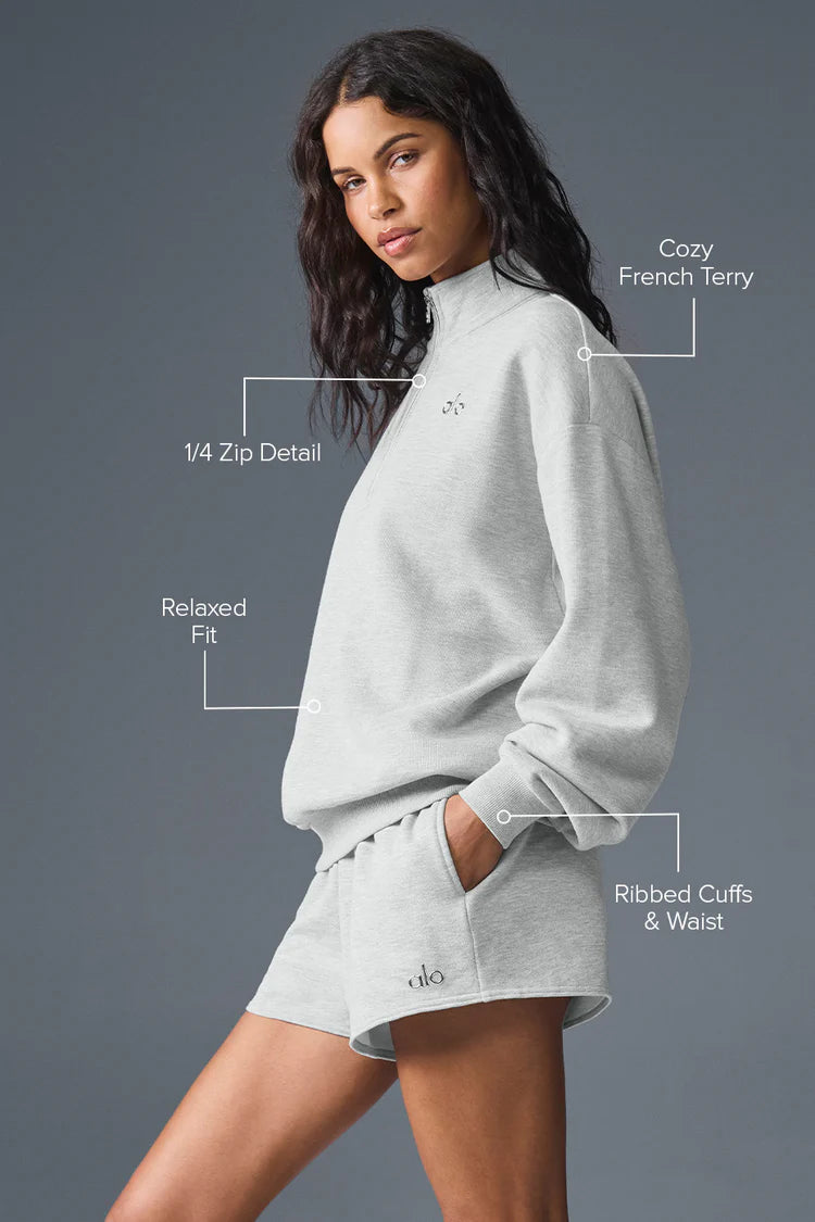Alo Accolade 1/4 Zip Pullover - Azula sportswear