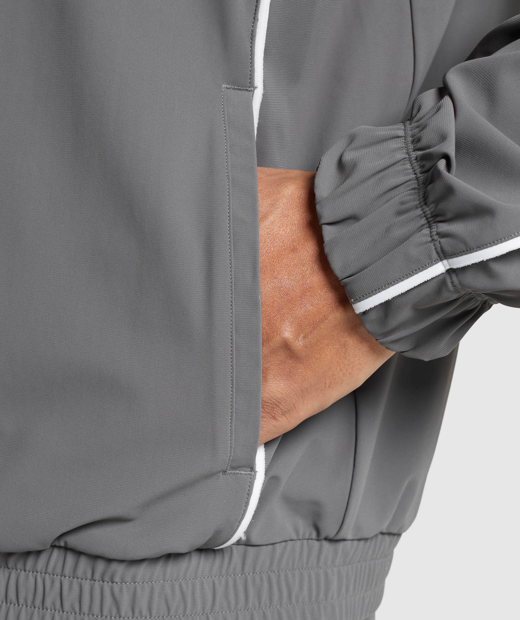 GYMSHARK Contrast Track Top