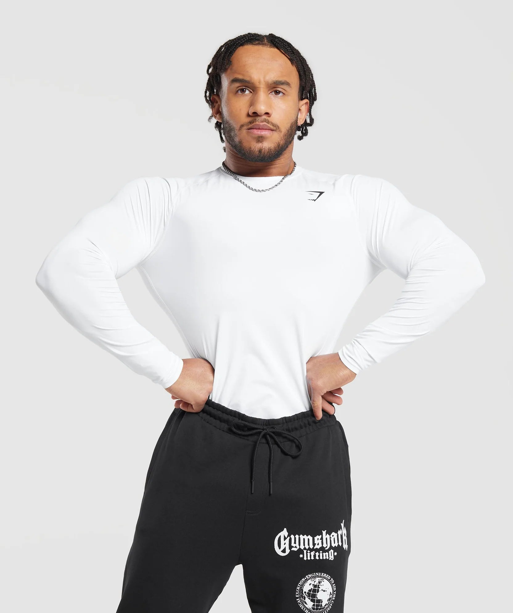GYMSHARK ELEMENT BASELAYER LONG SLEEVE T-SHIRT - Azula sportswear
