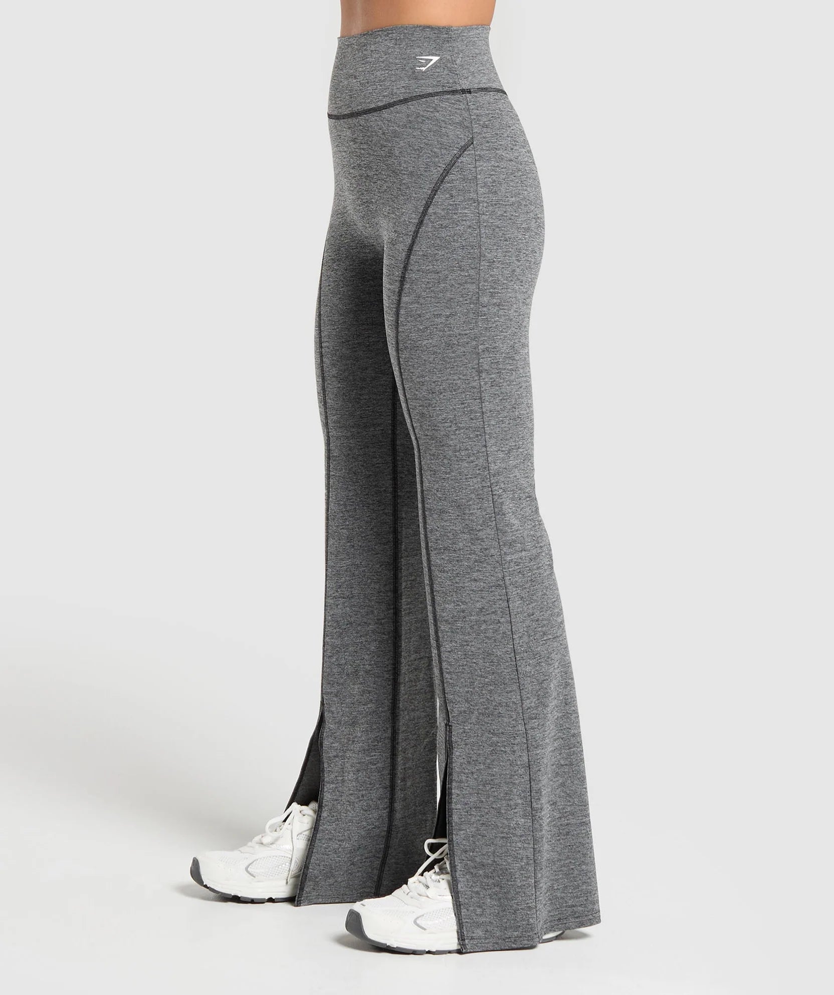 GYMSHARK MARL FLARED LEGGINGS