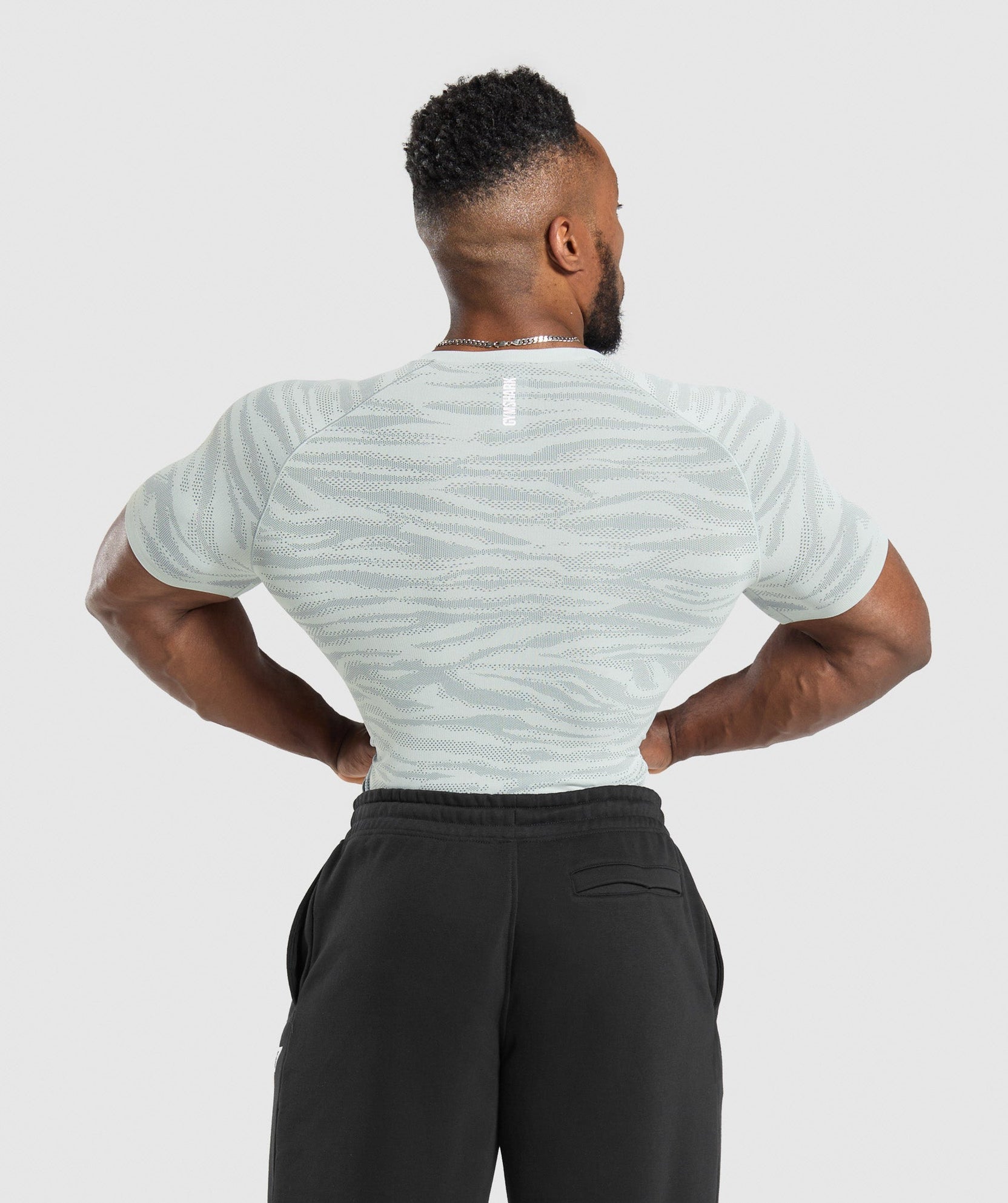 GYMSHARK GEO ANIMAL SEAMLESS T-SHIRT