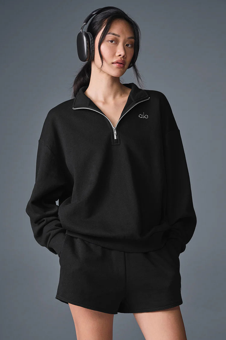 Alo Accolade 1/4 Zip Pullover - Azula sportswear