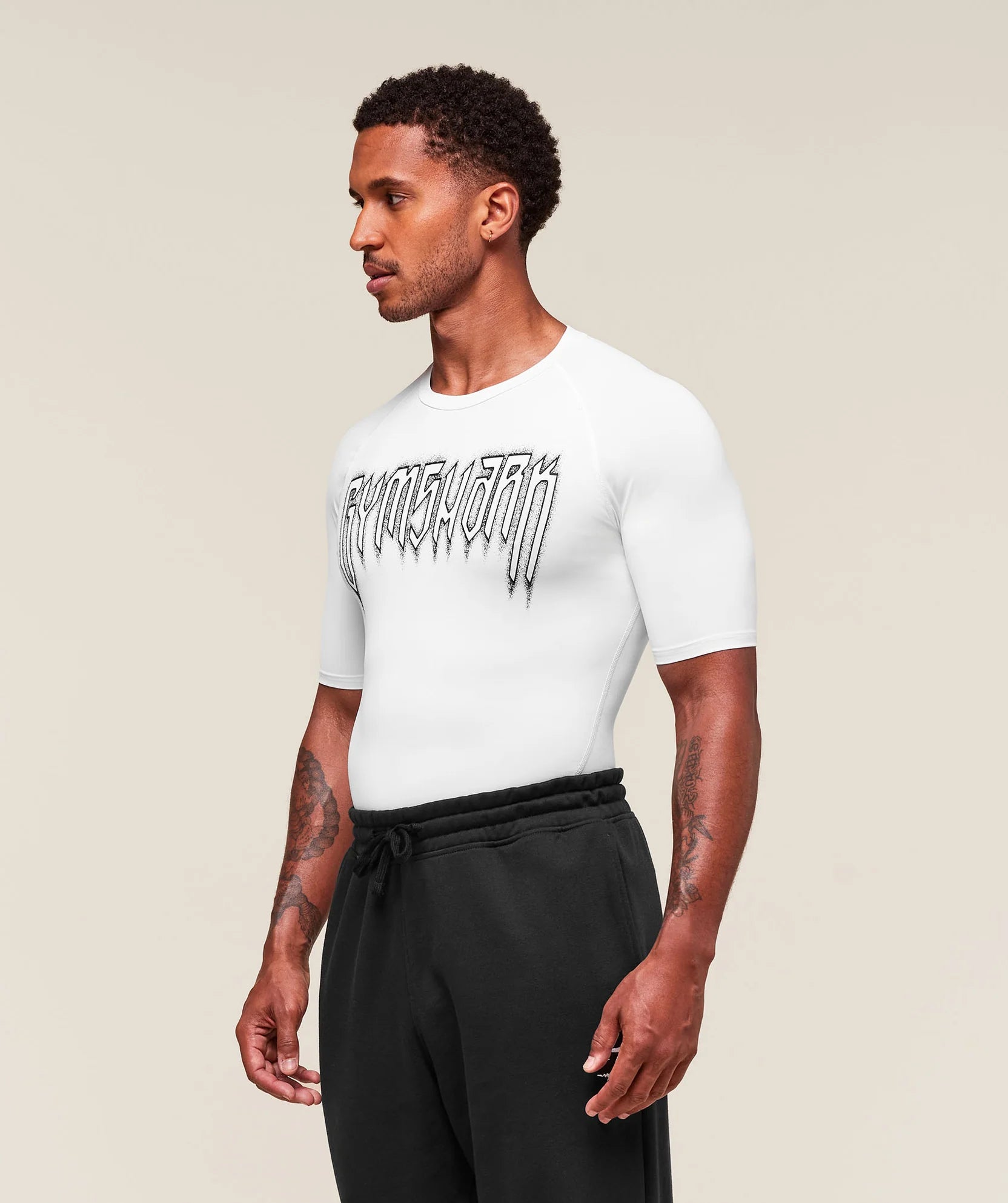 GYMSHARK GRUNGE BASELAYER T-SHIRT
