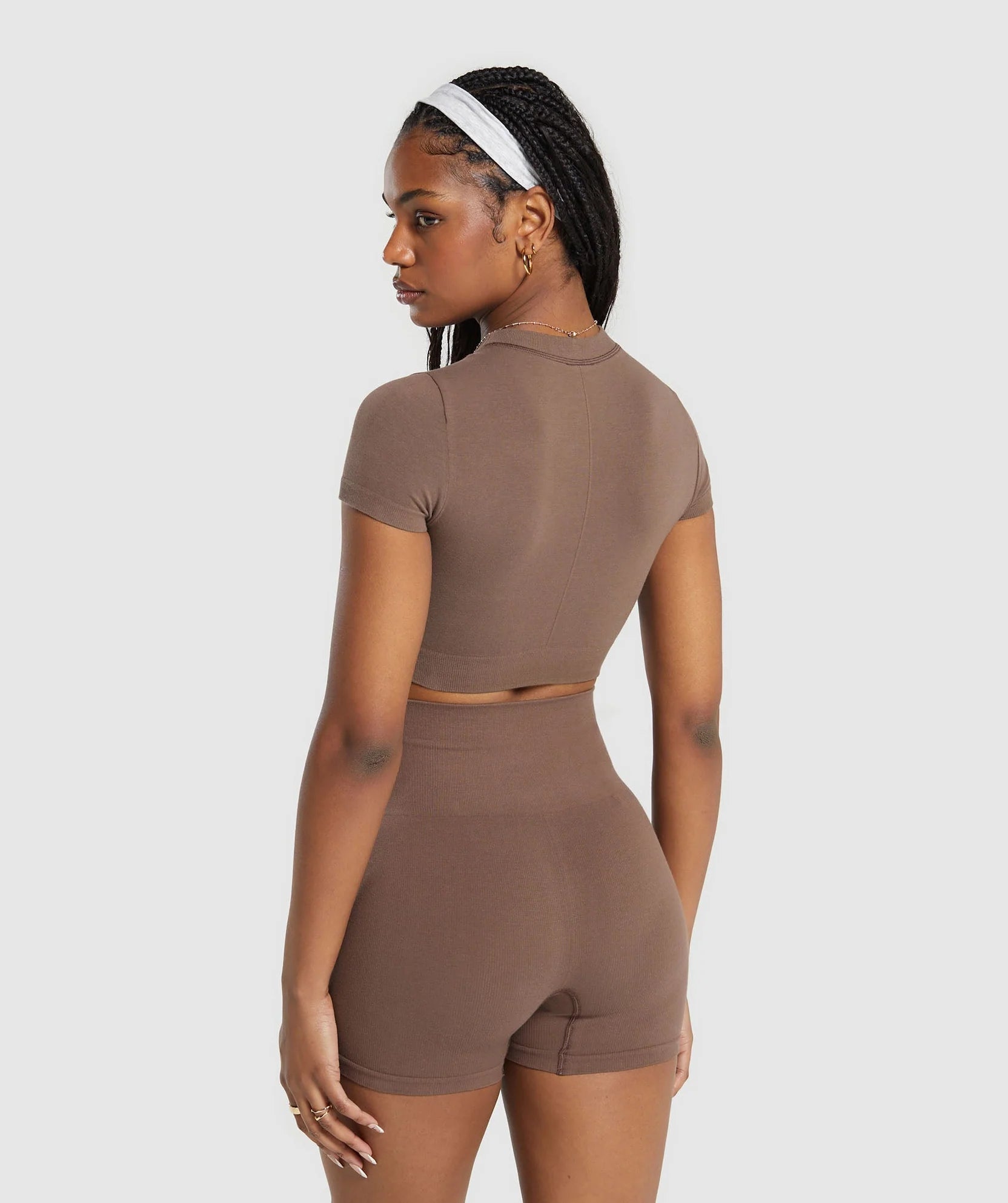 GYMSHARK COTTON SEAMLESS CROP TOP - Azula sportswear