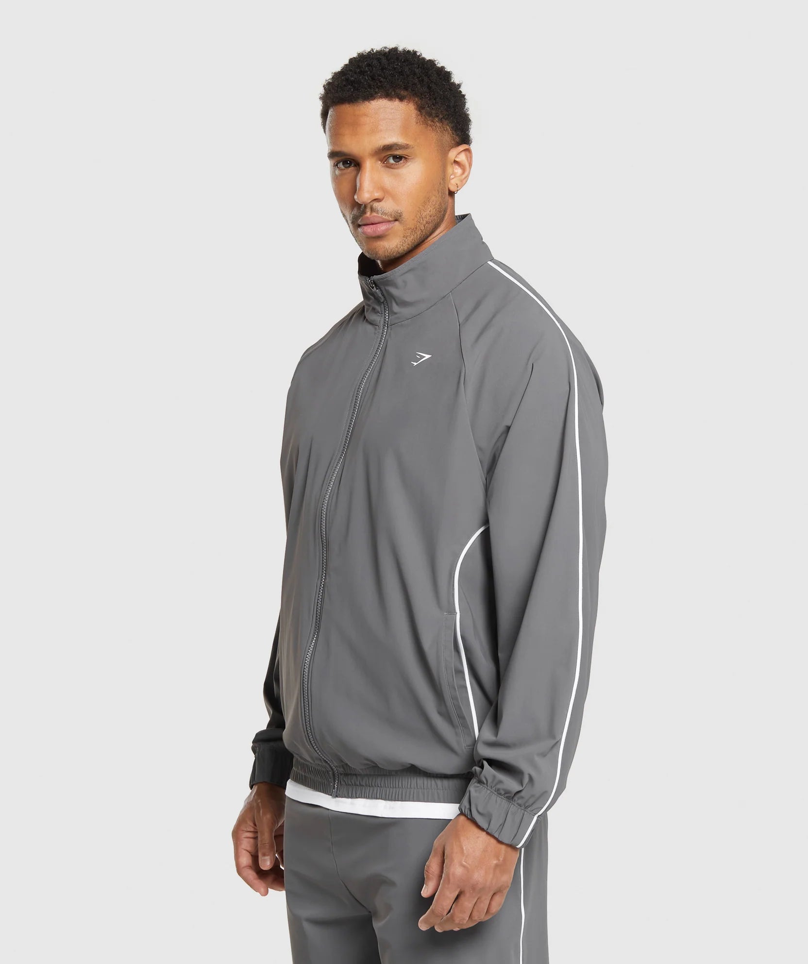 GYMSHARK Contrast Track Top