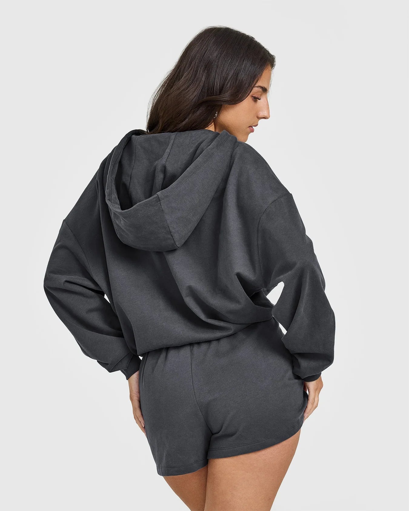 ONER ACTIVE LIGHTWEIGHT ZIP THROUGH HOODIE WITH GRAPHIC