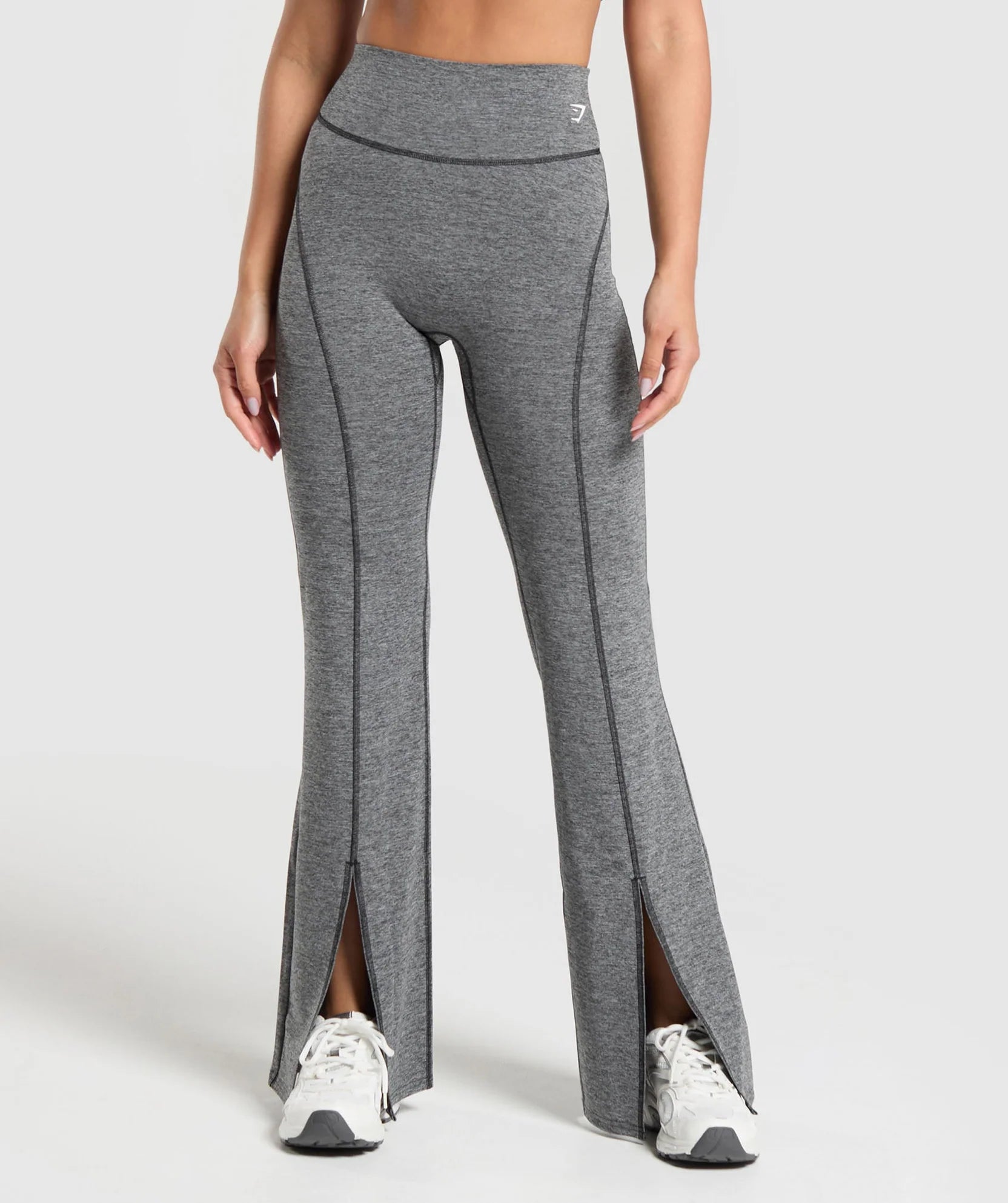GYMSHARK MARL FLARED LEGGINGS