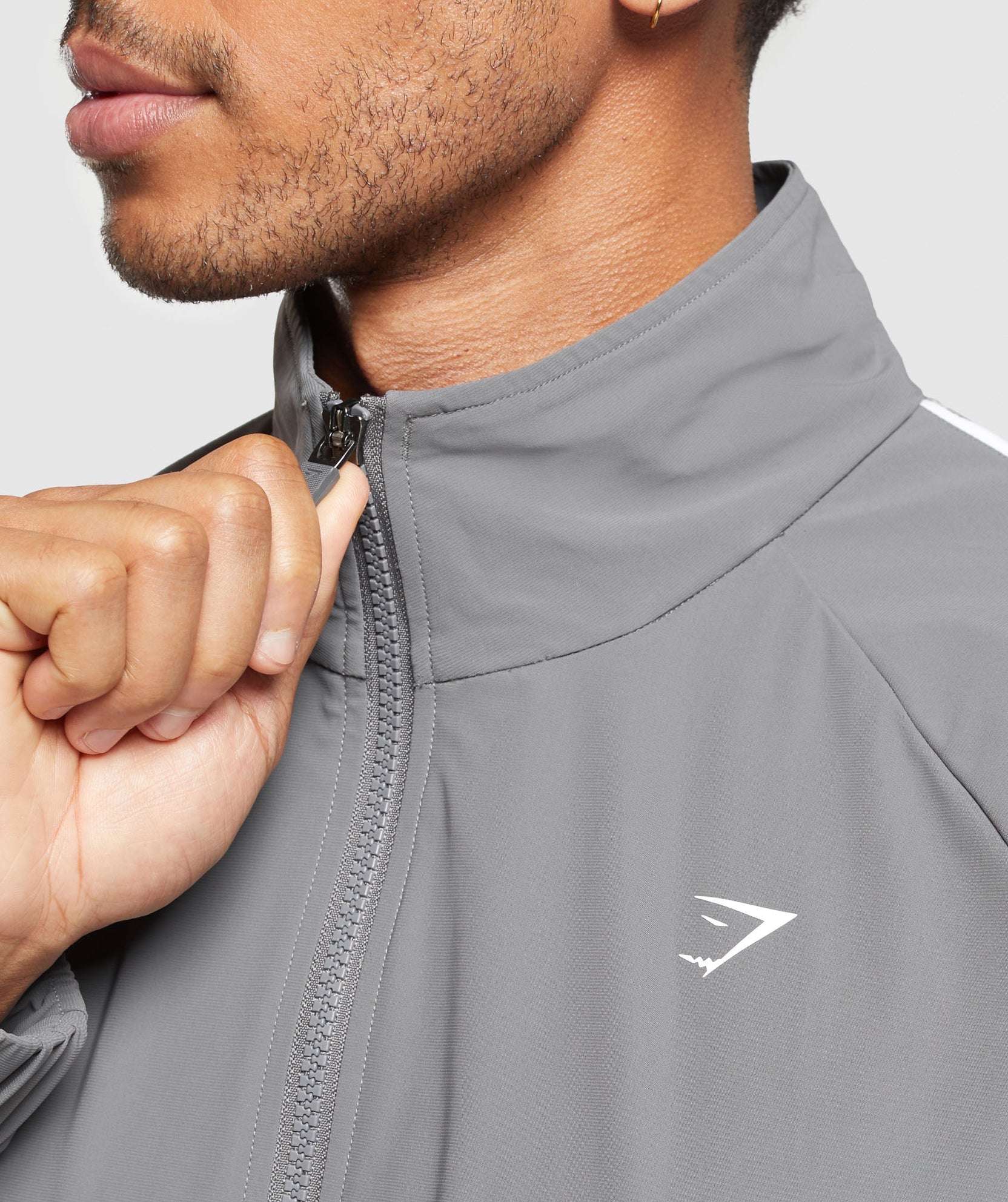 GYMSHARK Contrast Track Top