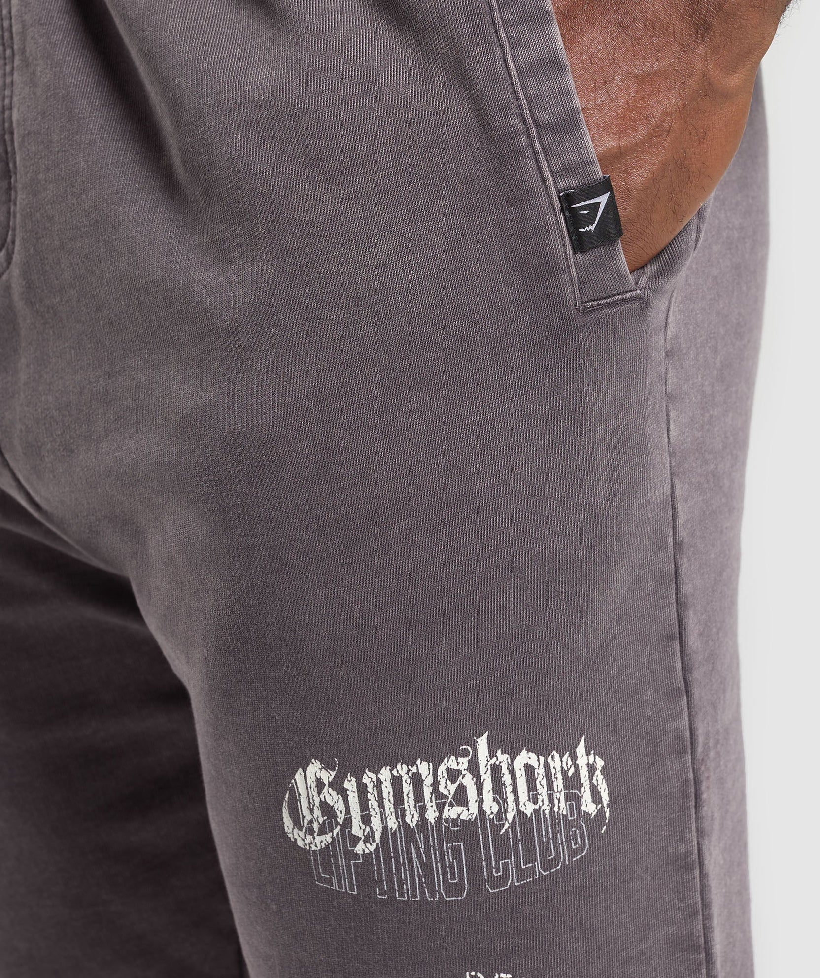 GYMSHARK DISTRESSED GRAPHIC JOGGERS