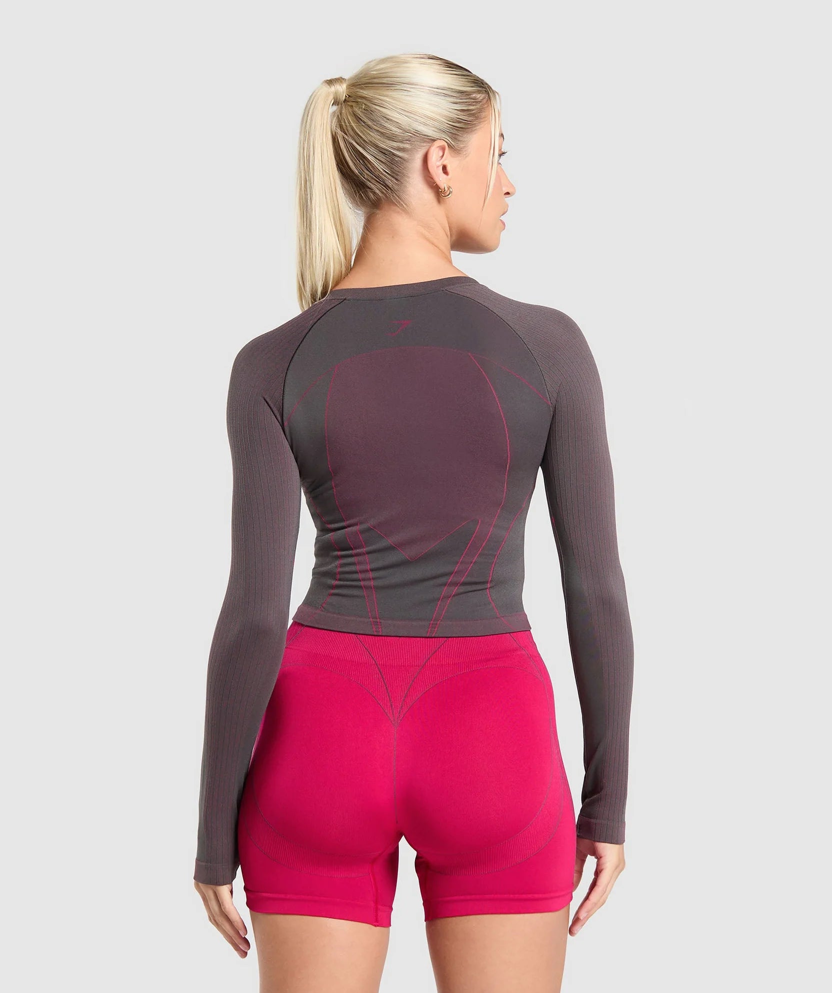 GYMSHARK APEX CONTRAST LONG SLEEVE TOP