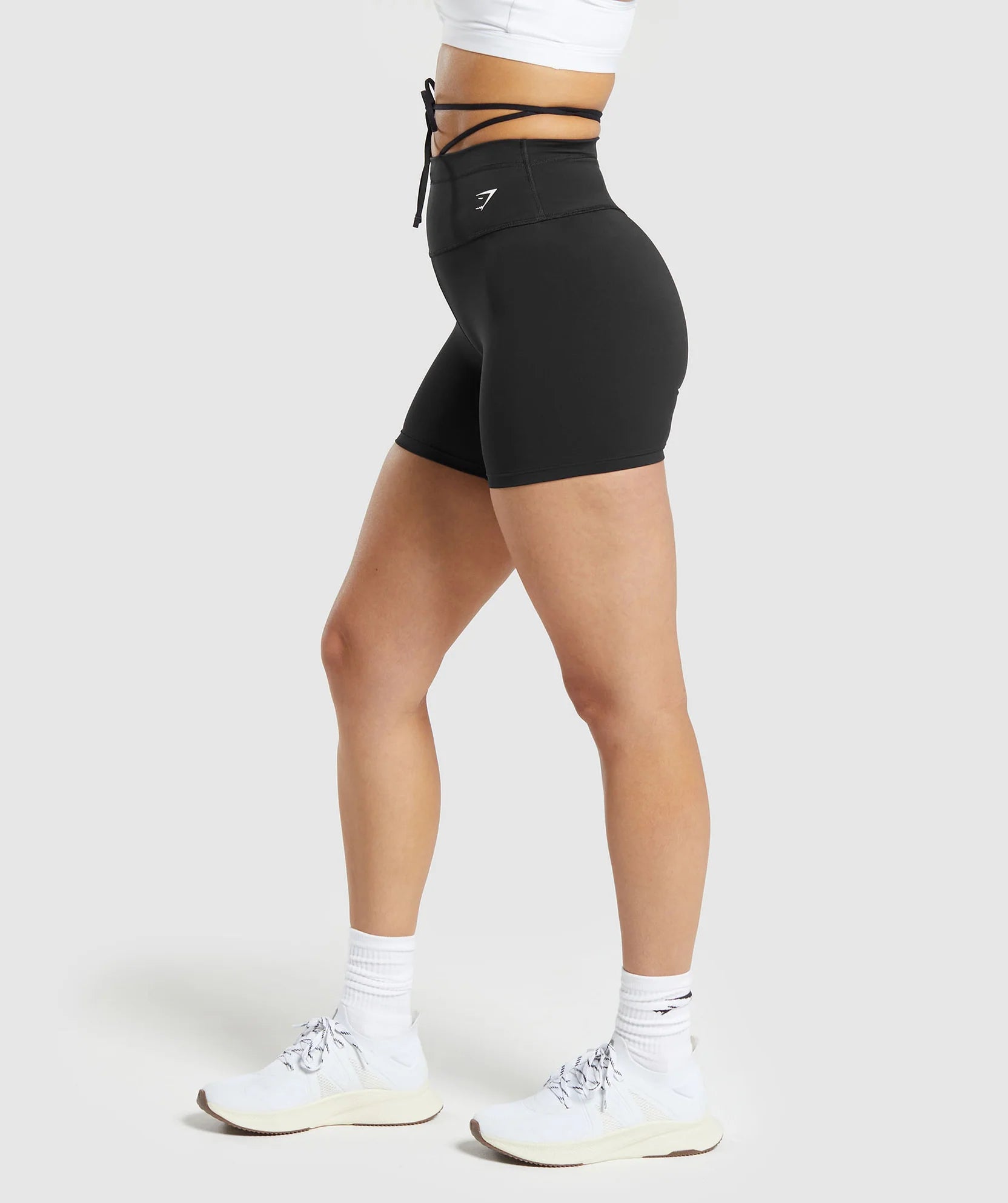 GYMSHARK RIBBON TIE WAISTED SHORTS