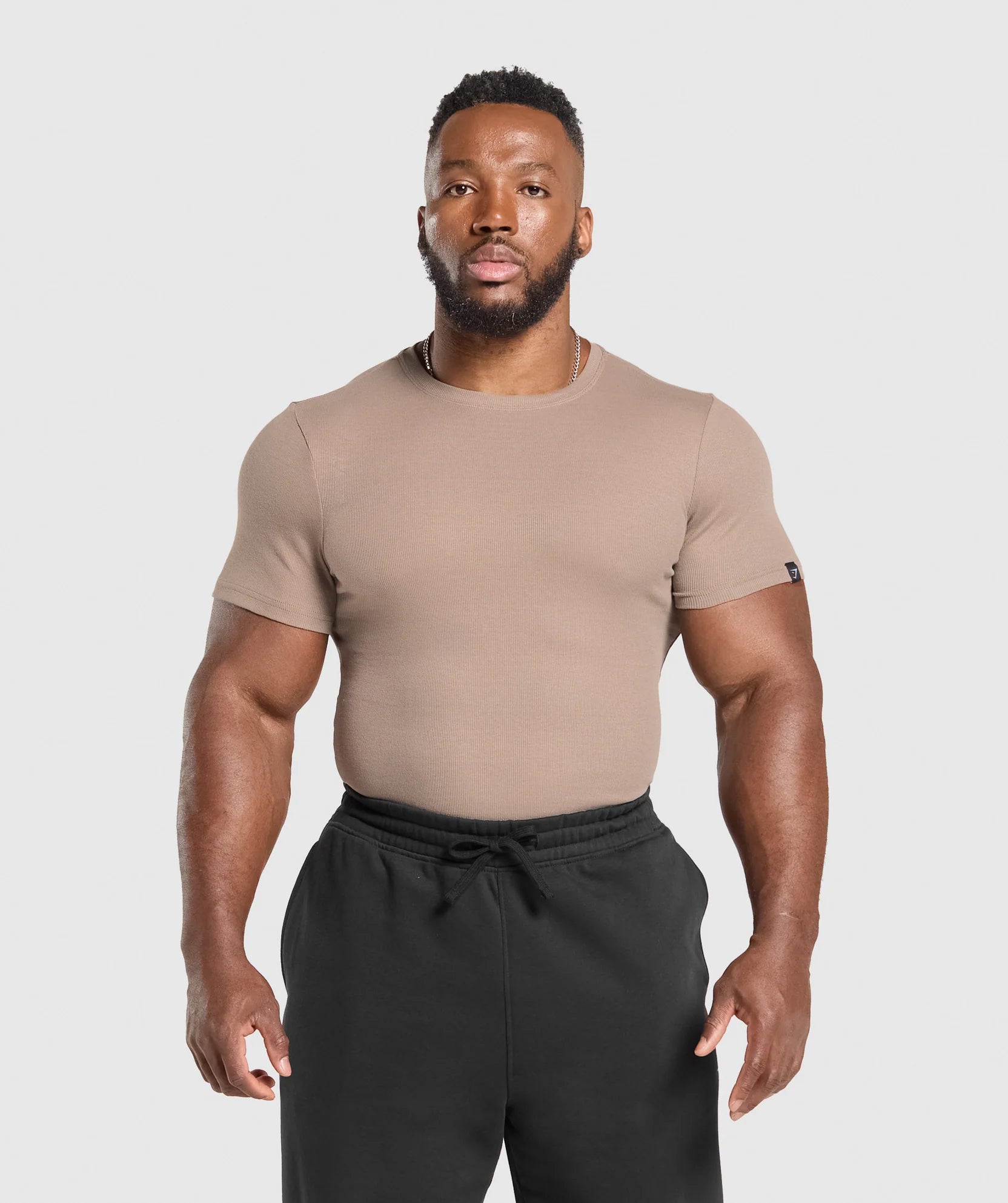 GYMSHARK Ribbed T-Shirt