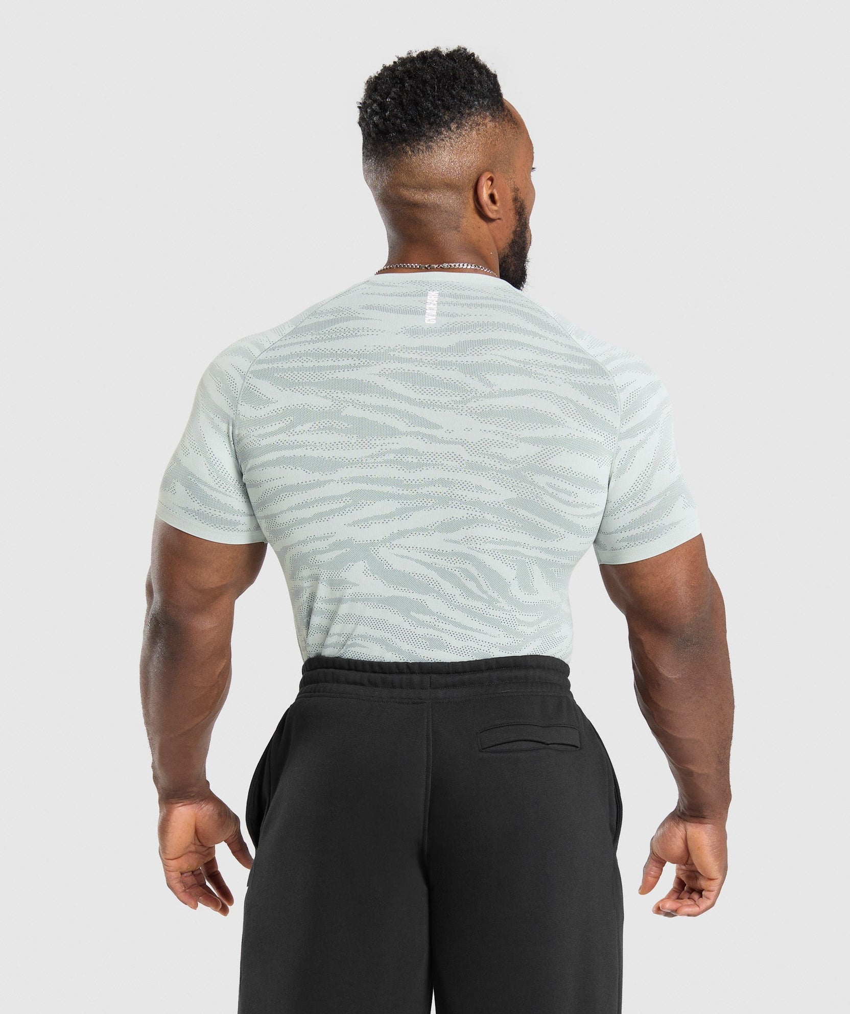 GYMSHARK GEO ANIMAL SEAMLESS T-SHIRT