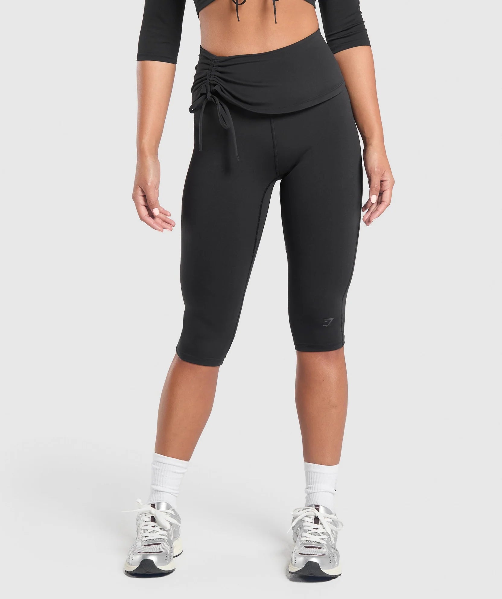 GYMSHARK RUCHED CAPRI LEGGINGS