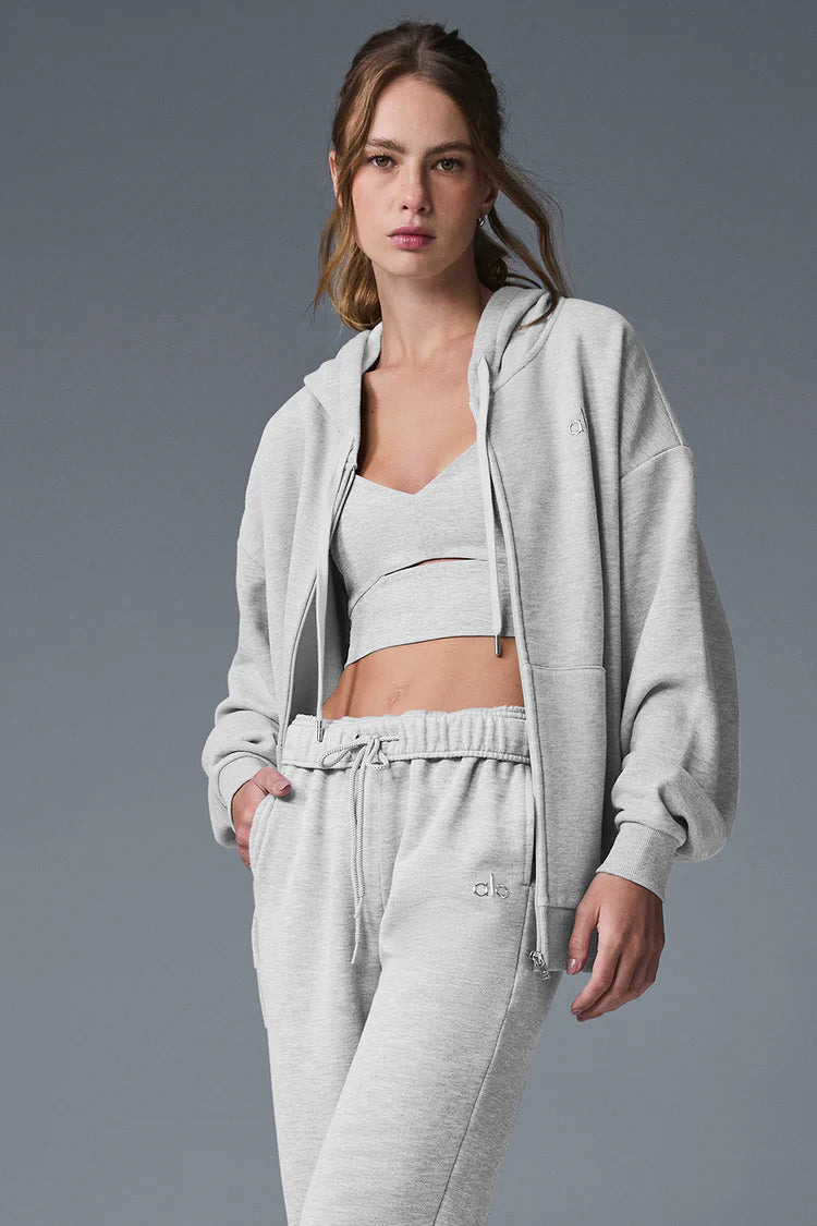 Alo Accolade Full Zip Hoodie - Azula sportswear