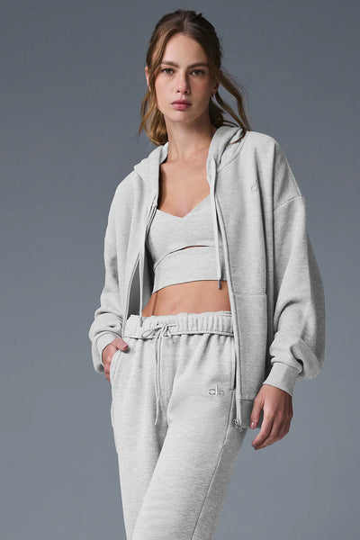 Alo Accolade Full Zip Hoodie - Azula sportswear – Azula sportswear
