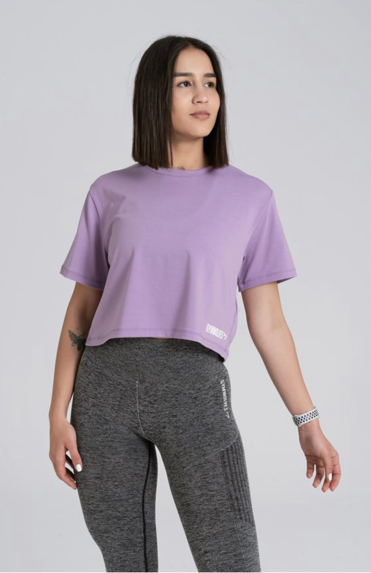 Gymwolves Relax Women Crop Tops | Cotton Series - Azula sportswear