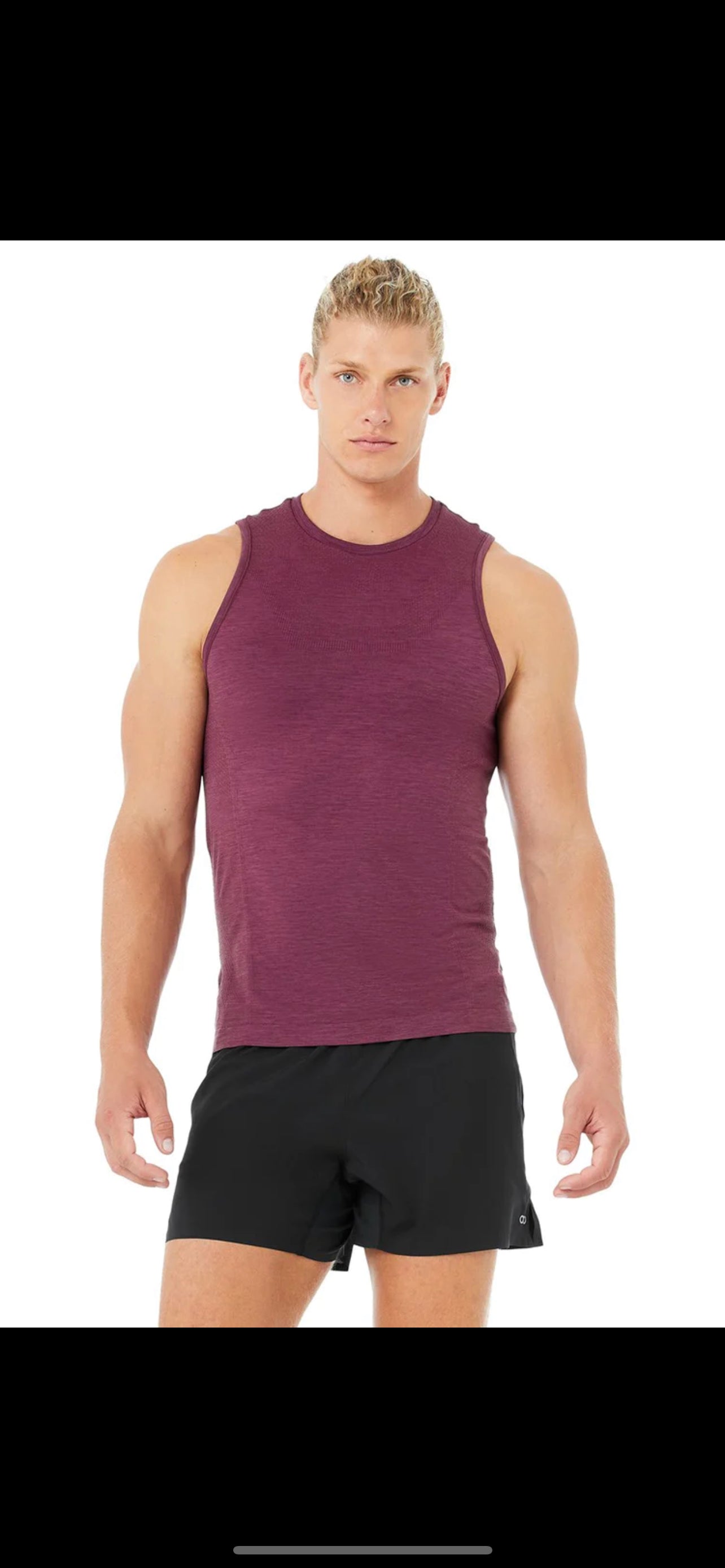 Alo Yoga Men’s Amplify Seamless Muscle Tank - Azula sportswear