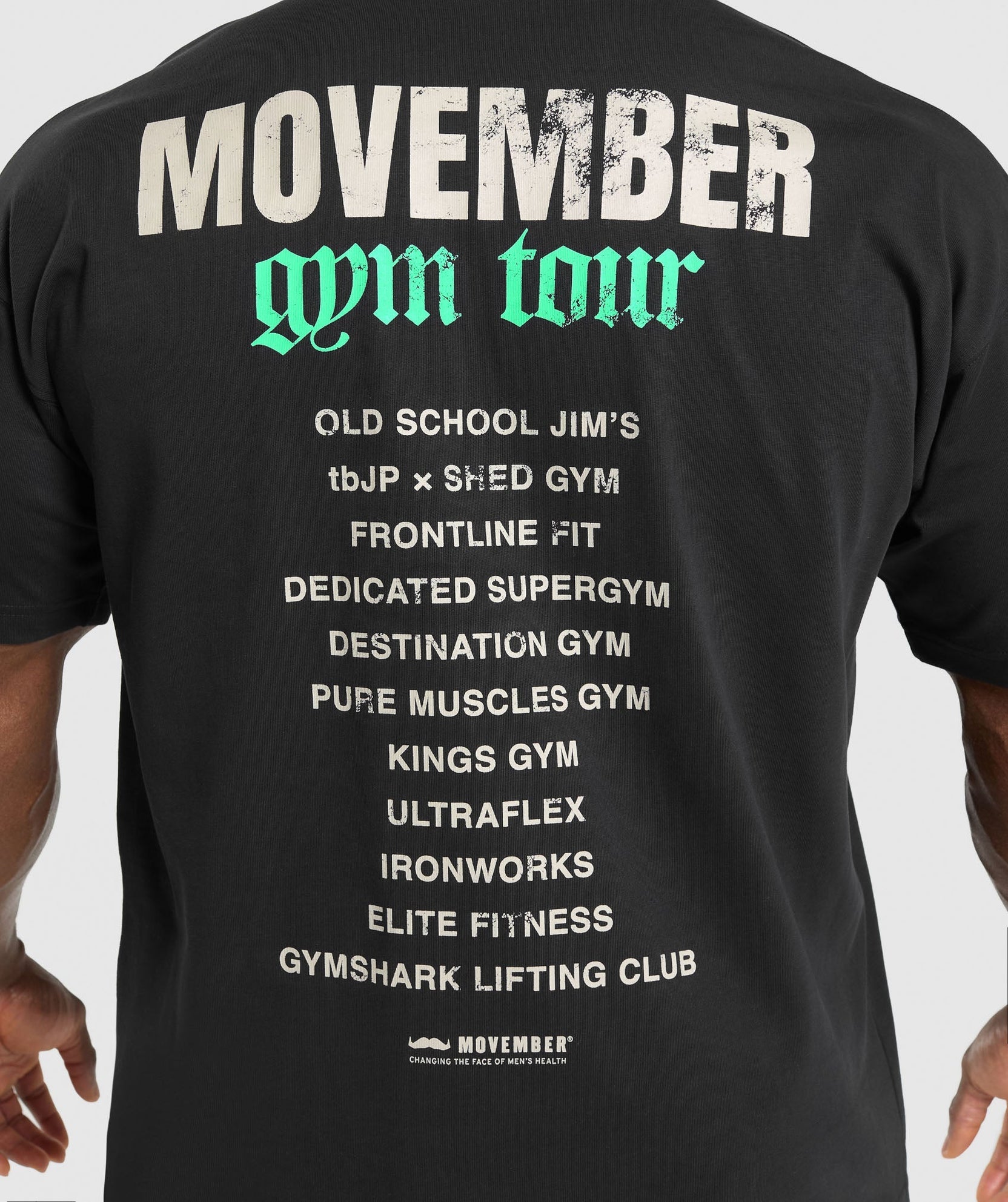 GYMSHARK MOVEMBER GRAPHIC T-SHIRT
