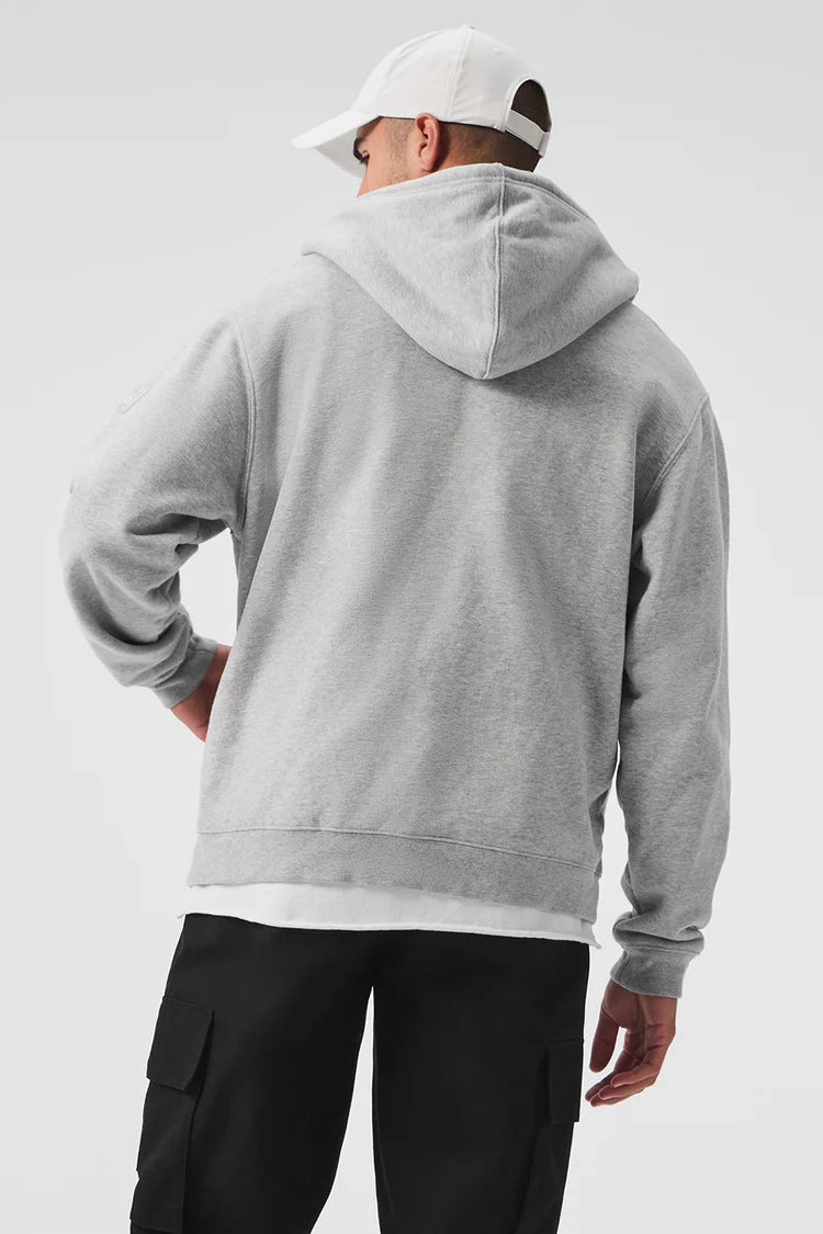 Alo Renown Heavy Weight Full Zip Hoodie - Azula sportswear