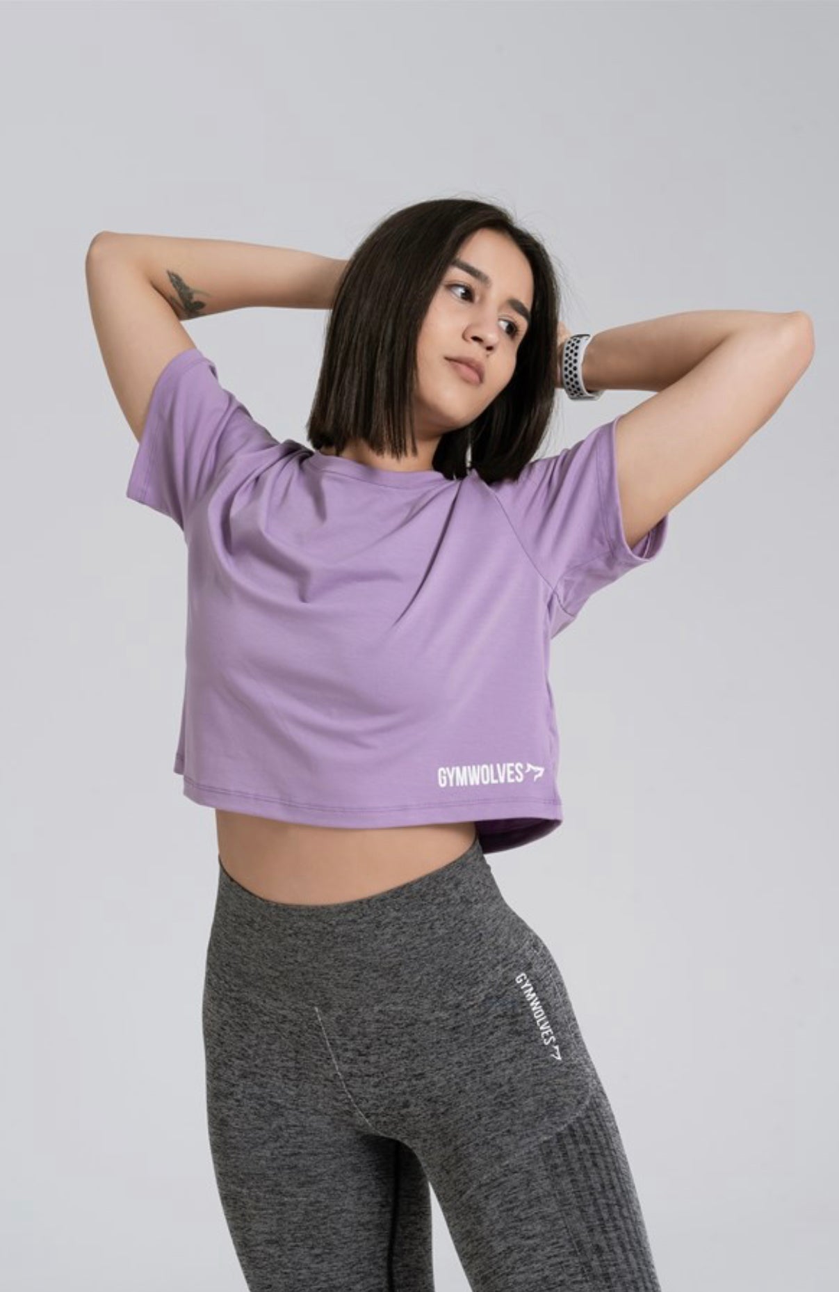 Gymwolves Relax Women Crop Tops | Cotton Series - Azula sportswear