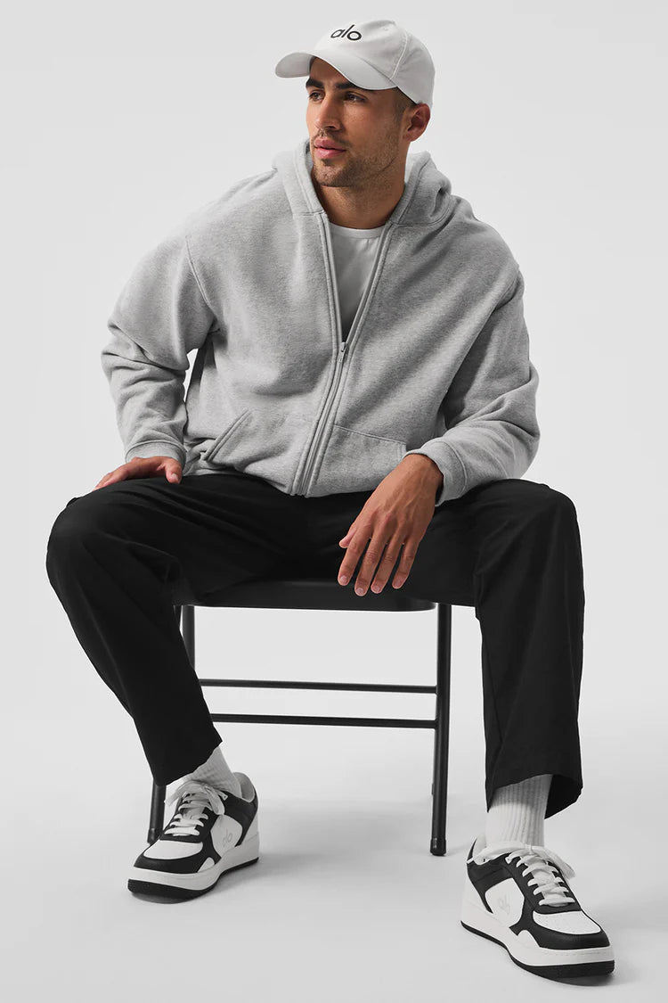 Alo Renown Heavy Weight Full Zip Hoodie - Azula sportswear