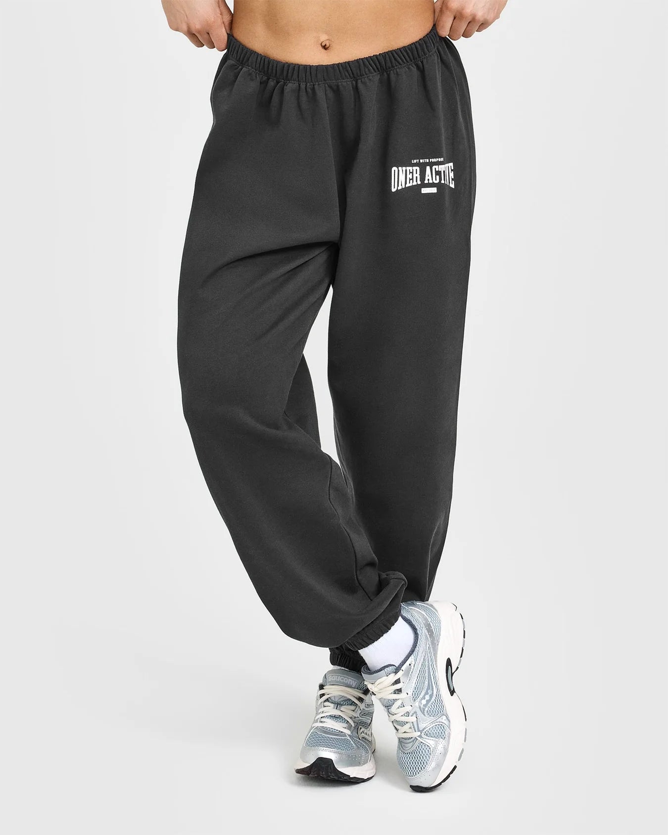 ONER ACTIVE LIGHTWEIGHT JOGGERS WITH ATHLETIC GRAPHIC