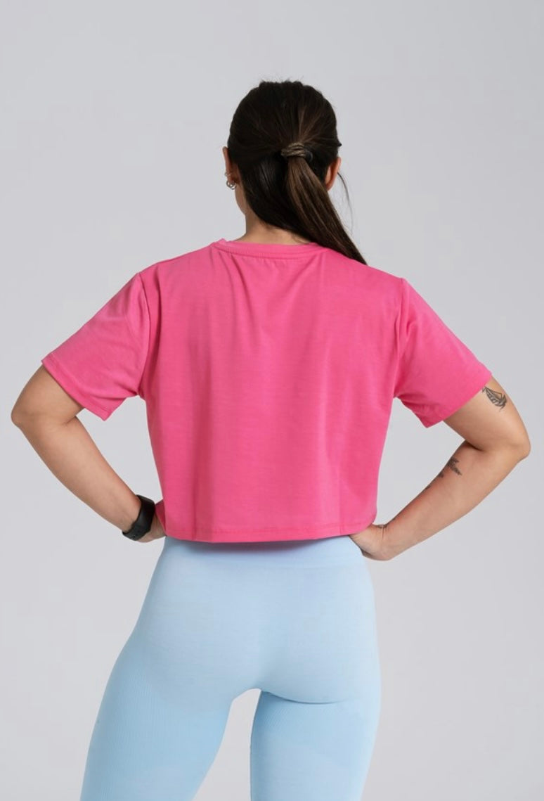 Gymwolves Relax Women Crop Tops Lila | Cotton Series - Azula sportswear
