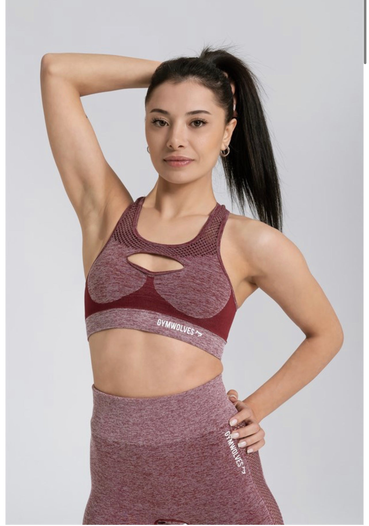 Gymwolves Seamless Sports Bra | Seamles Bras | Red | Queen Series | - Azula sportswear