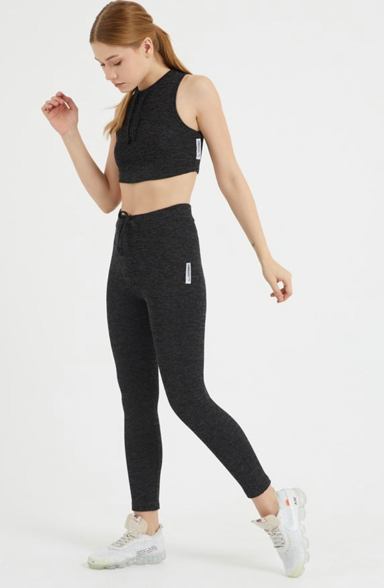 Gymwolves Women Track Suit Team | Set Of 3 | Bra | Hoodie | Bottom | | Black | - Azula sportswear