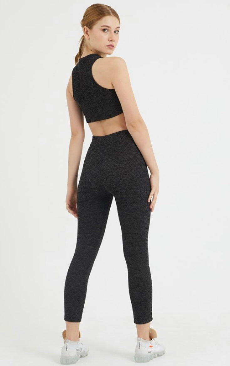 Gymwolves Women Track Suit Team | Set Of 3 | Bra | Hoodie | Bottom | | Black | - Azula sportswear