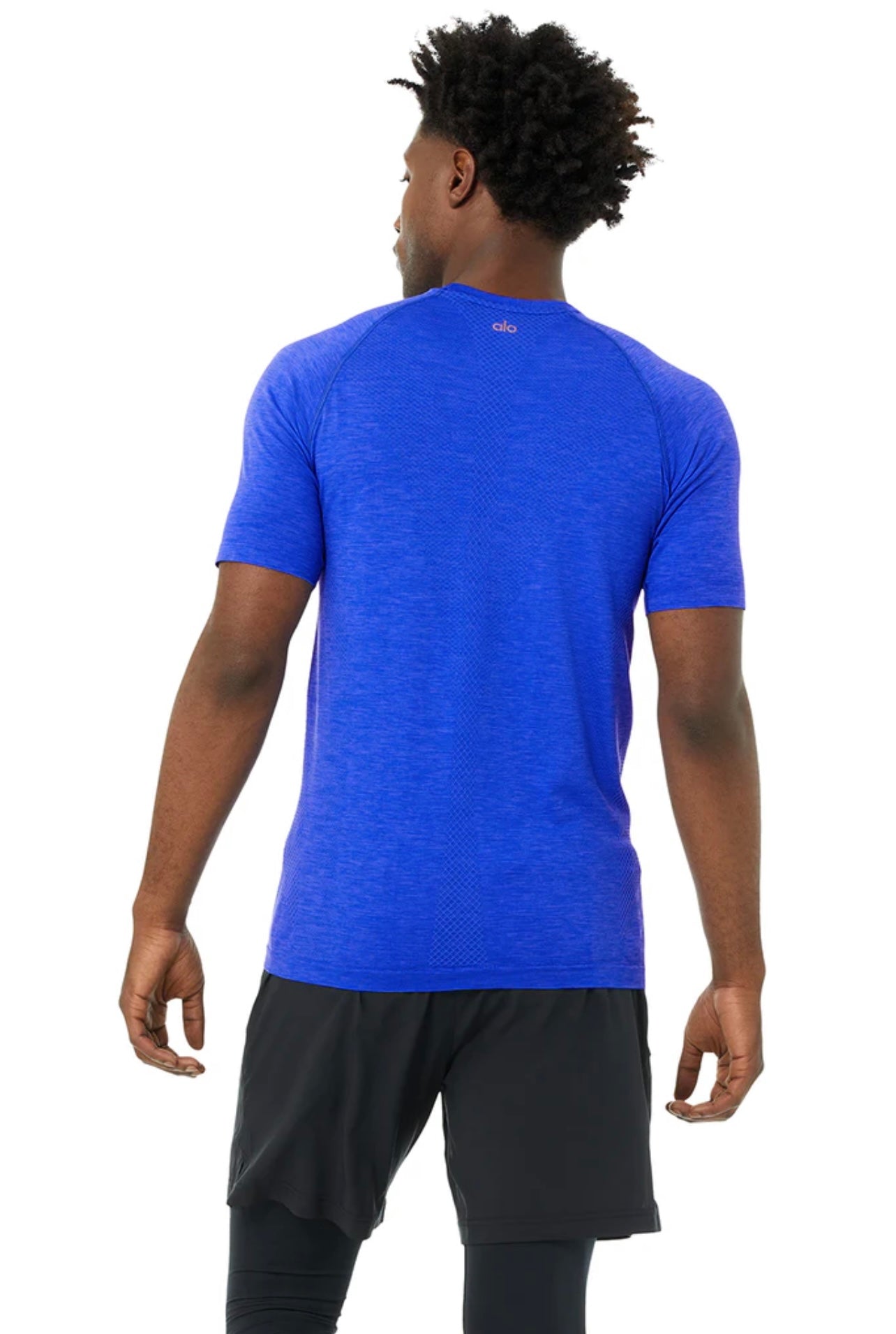 Alo Yoga Men’s Short Sleeves | Amplify Seamless Short Sleeve Tee - Azula sportswear