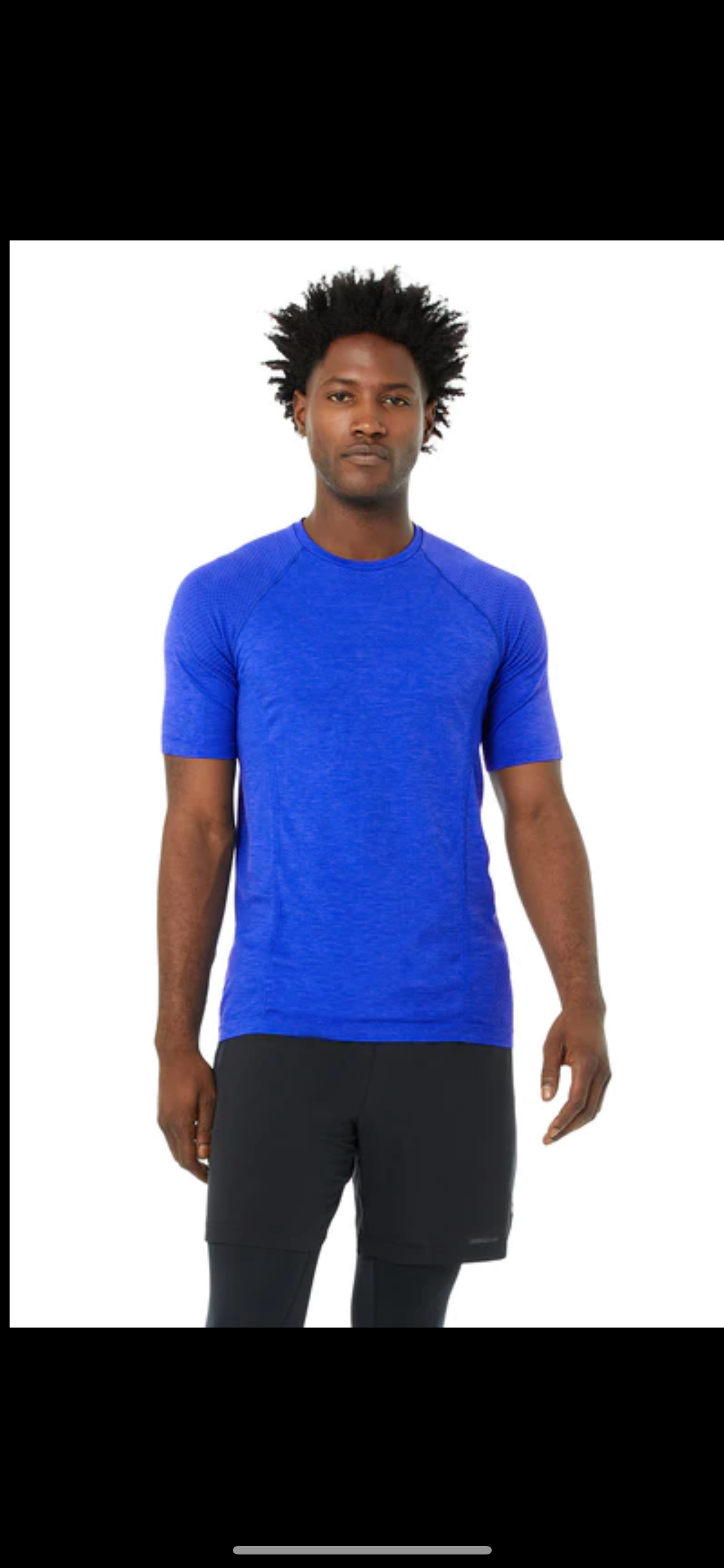 Alo Yoga Men’s Short Sleeves | Amplify Seamless Short Sleeve Tee - Azula sportswear