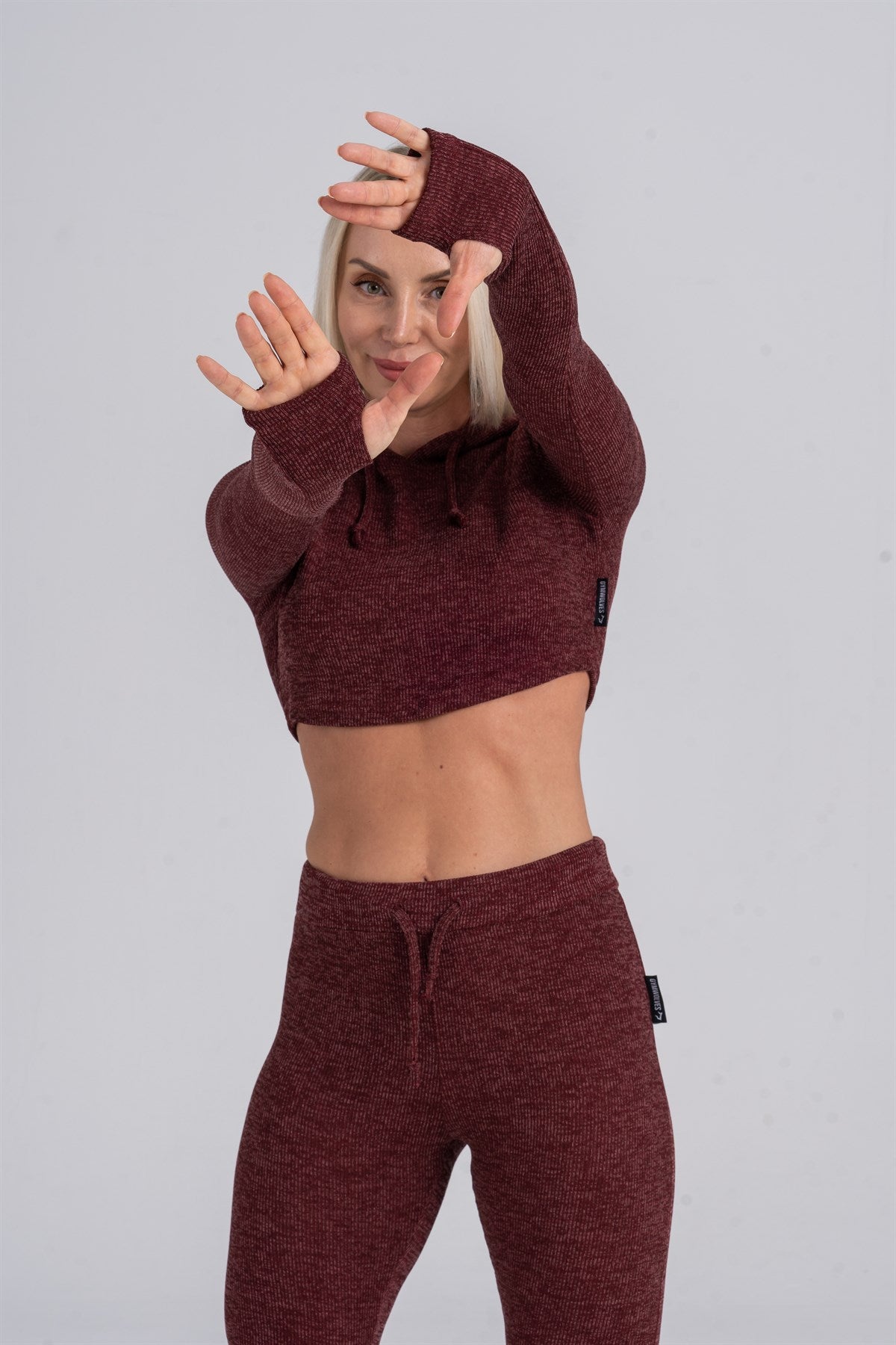 Gymwolves Women Track Suit Team | Set Of 3 | sports Bra | Hoodie | Bottom | - Azula sportswear
