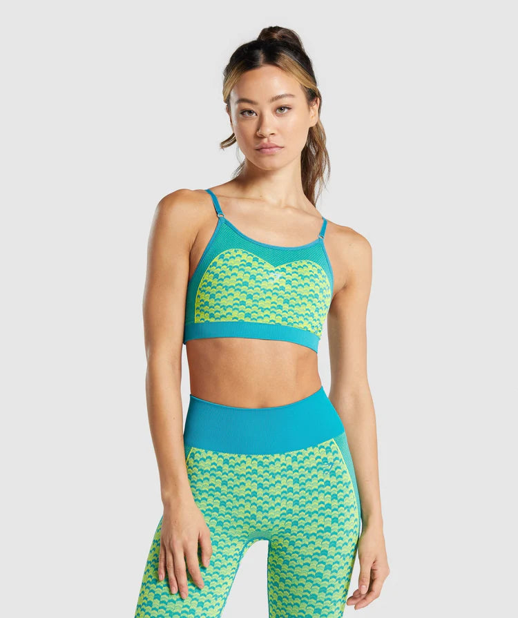 GYMSHARK WTFLEX SEAMLESS STRAPPY SPORTS BRA - Azula sportswear