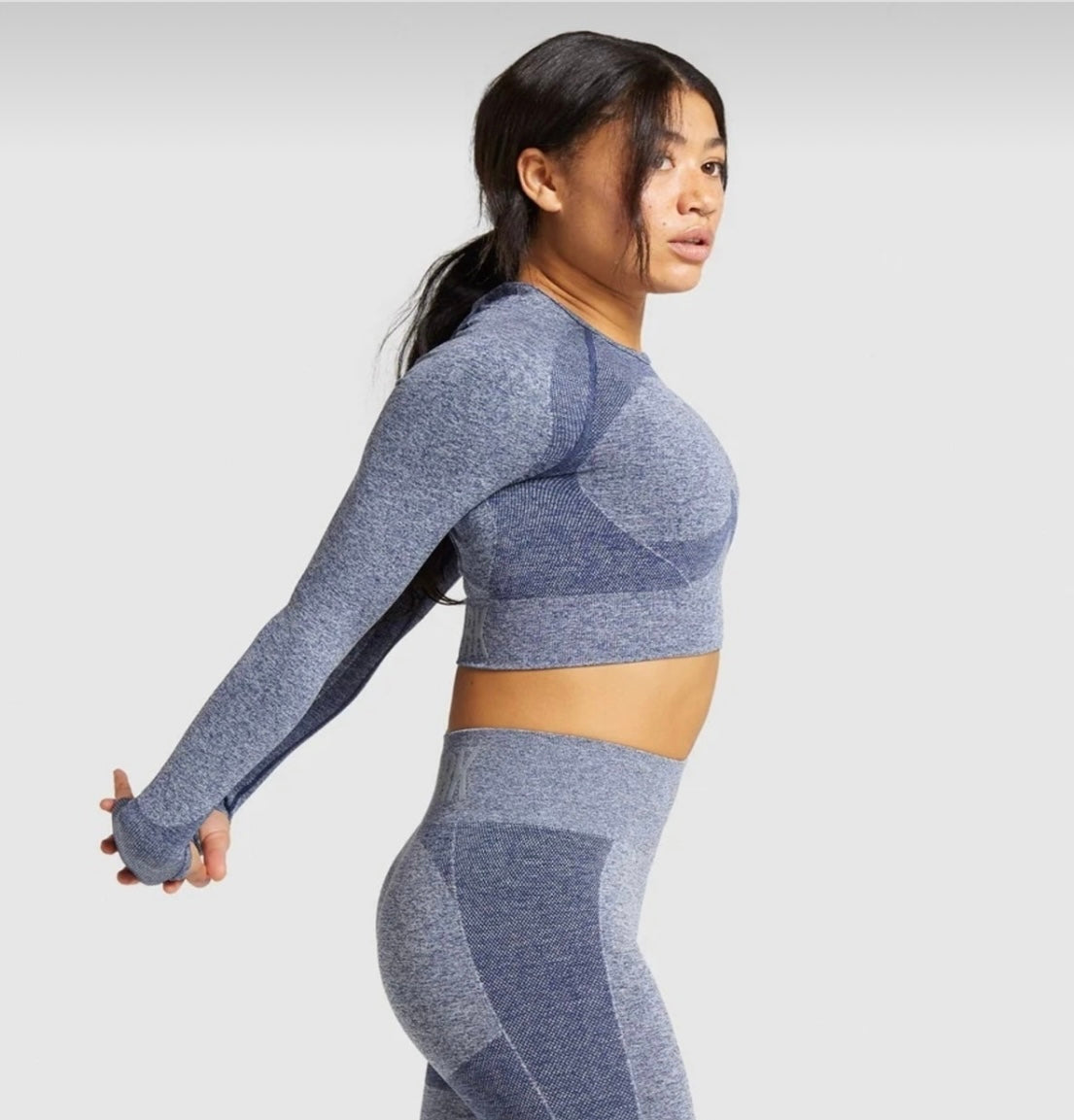 Gymshark Flex Sports Long Sleeve Crop Top - Azula sportswear