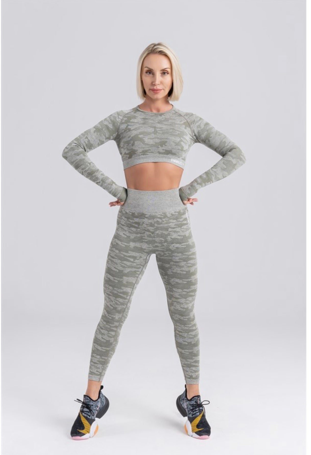 Gymwolves Seamless Sport Leggings Camouflage Pattern | Action Series | - Azula sportswear