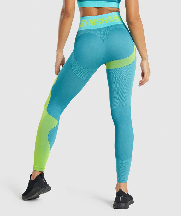 GYMSHARK WTFLEX SEAMLESS HIGH WAISTED LEGGINGS WOMEN - Azula sportswear