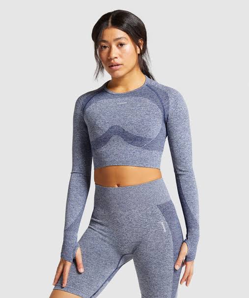 Gymshark Flex Sports Long Sleeve Crop Top - Azula sportswear