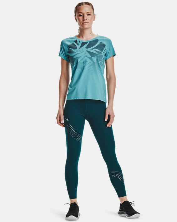 Under Armour Women's UA Iso-Chill Run Short Sleeve - Azula sportswear