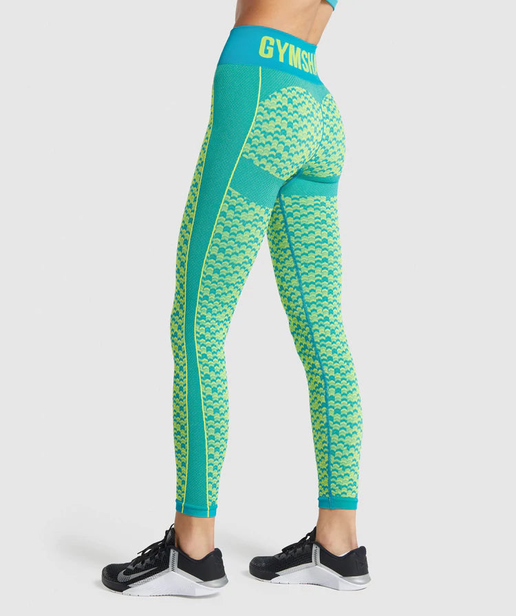 GYMSHARK WTFLEX SEAMLESS HIGH WAISTED LEGGINGS WOMEN - Azula sportswear