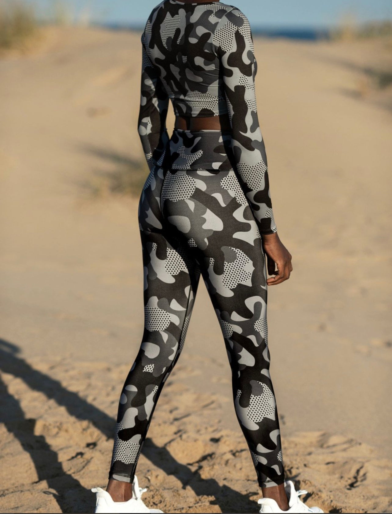Lismina Patterned Extra High Waist Sport Leggings 716 - Azula sportswear