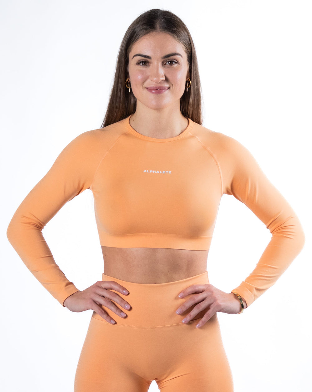 AlPHALETE LONG SLEEVE CROP - Azula sportswear