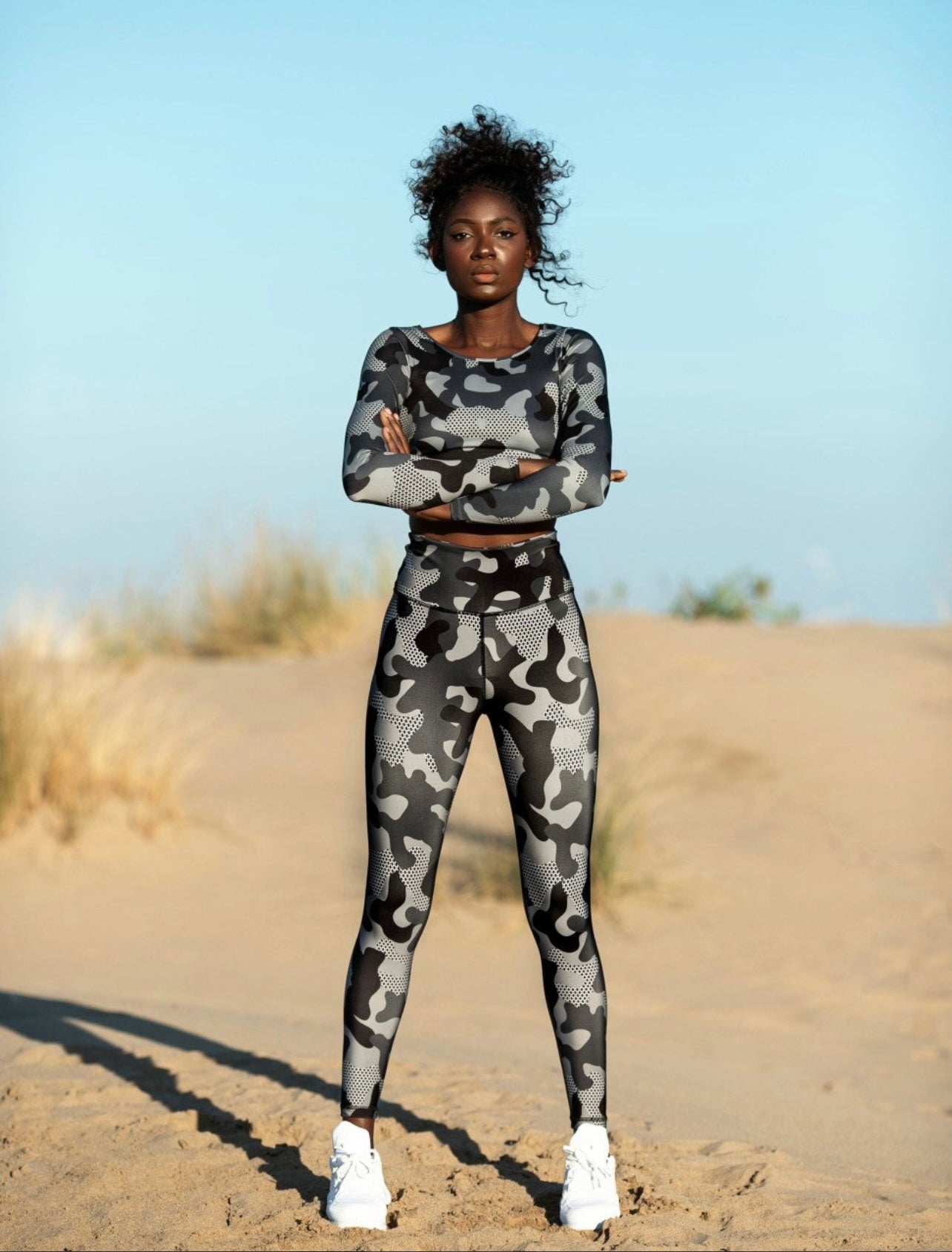 Lismina Patterned Extra High Waist Sport Leggings 716 - Azula sportswear