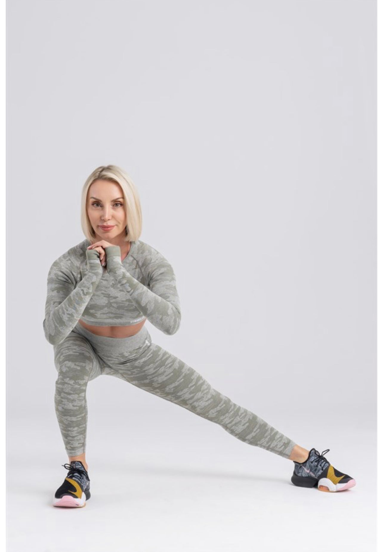 Gymwolves Seamless Sport Leggings Camouflage Pattern | Action Series | - Azula sportswear