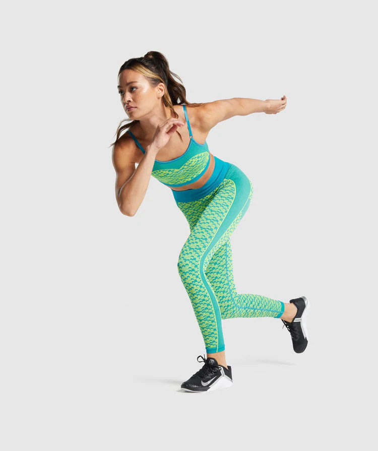 GYMSHARK WTFLEX SEAMLESS HIGH WAISTED LEGGINGS WOMEN - Azula sportswear
