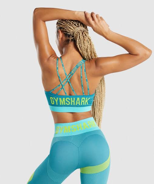 GYMSHARK WTFLEX CYCLING SHORTS - WAVY - Azula sportswear