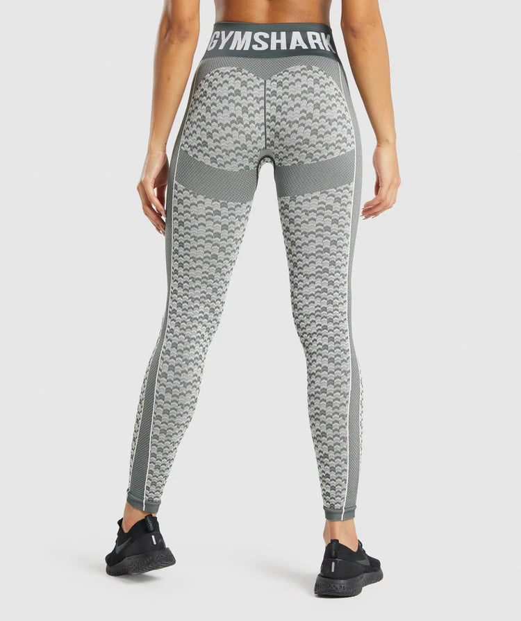 GYMSHARK WTFLEX SEAMLESS HIGH WAISTED LEGGINGS WOMEN - Azula sportswear